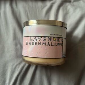 Retired Lavender Marshmallow 3-Wick Candle